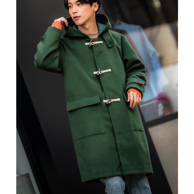 希少サイズ 美品 ショット ダッフルコート ビッグサイズ 5XLサイズ 深