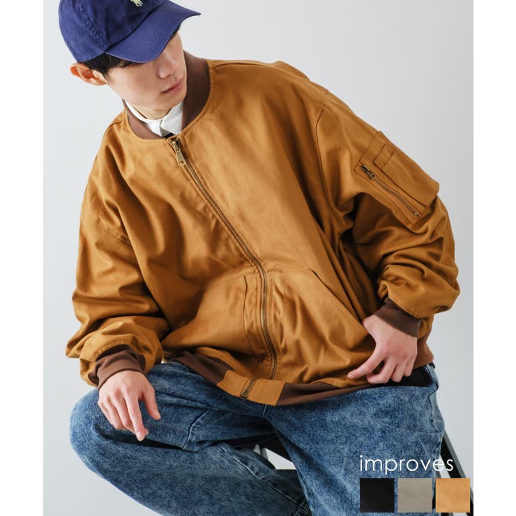 ブルゾン メンズ ダックジャケット[品番：IP000005848]｜improves