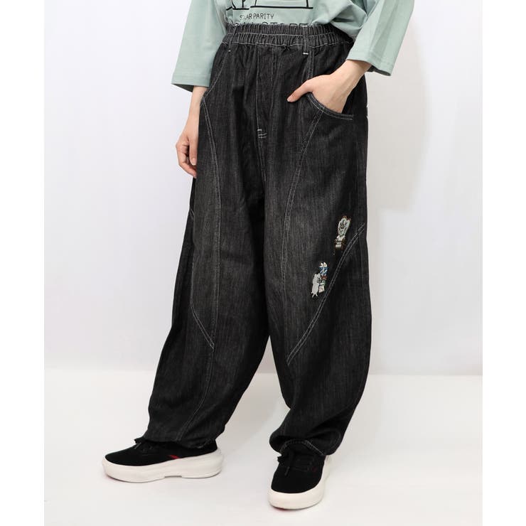 虚無ストアでお買い物 刺繍パンツ[品番：SRSW0000163]｜ScoLar