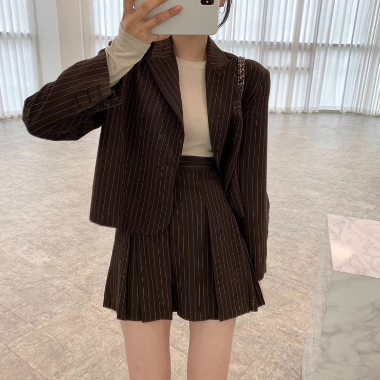 セットアップ ジャケット スカート[品番：TY000007359]｜teddyshop