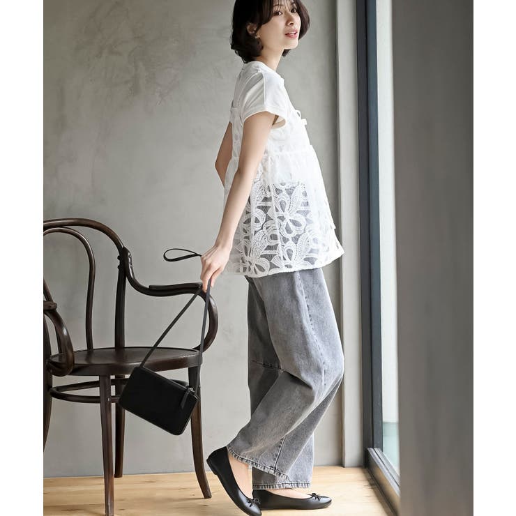 フロントリボンレースキャミソール[品番：RPSW0003569]｜rps（アール