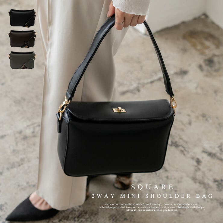 スクエア2wayミニショルダーバッグ[品番：VI000007479]｜Vita Felice