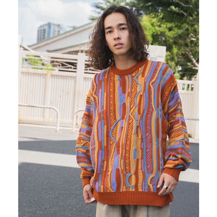 3Dニットプルオーバー メンズ レディース[品番：WG010088770]｜WEGO