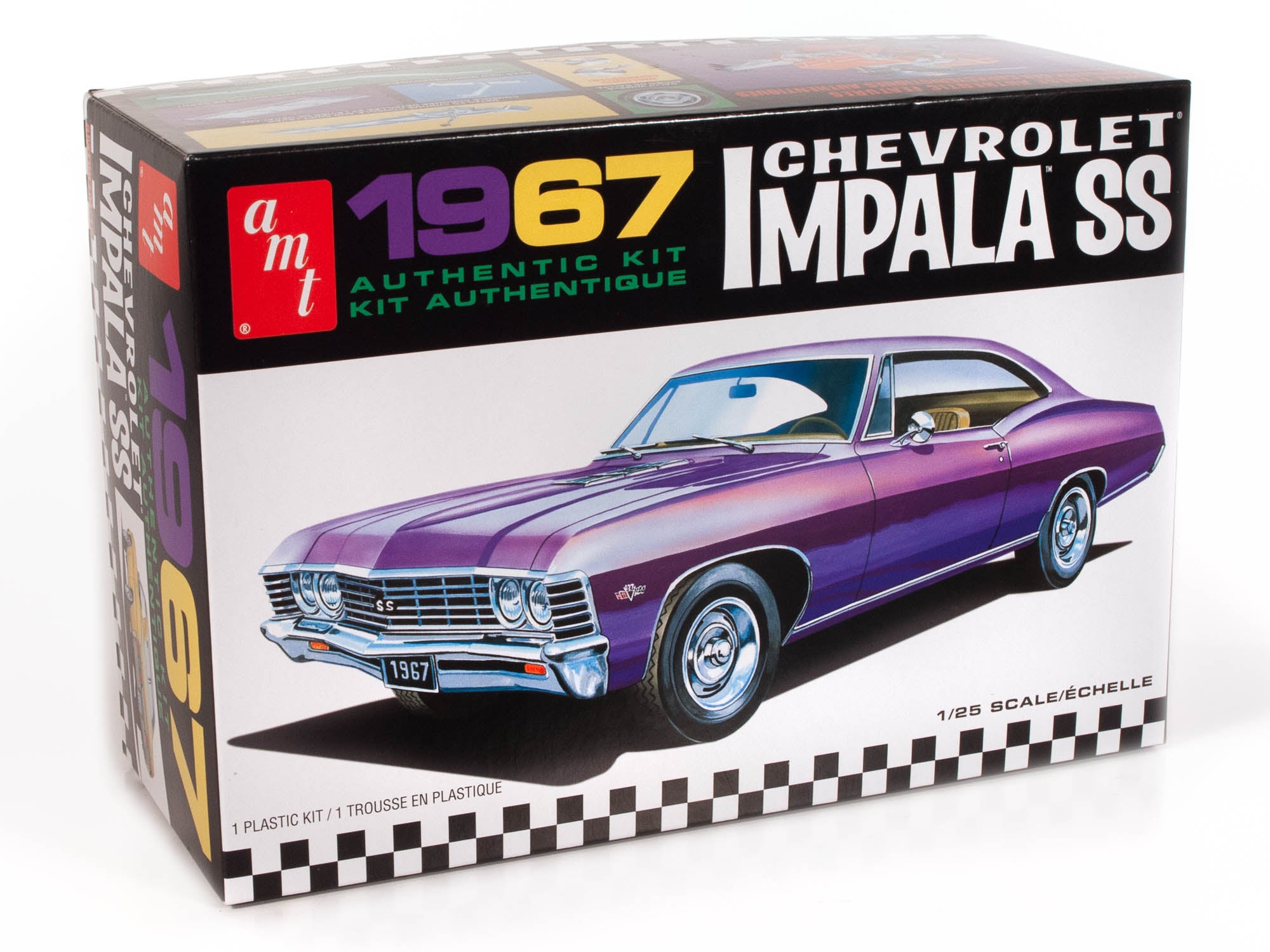 AMT 1967 Chevy Impala SS (Stock) 1:25 Scale Model Kit | Auto World