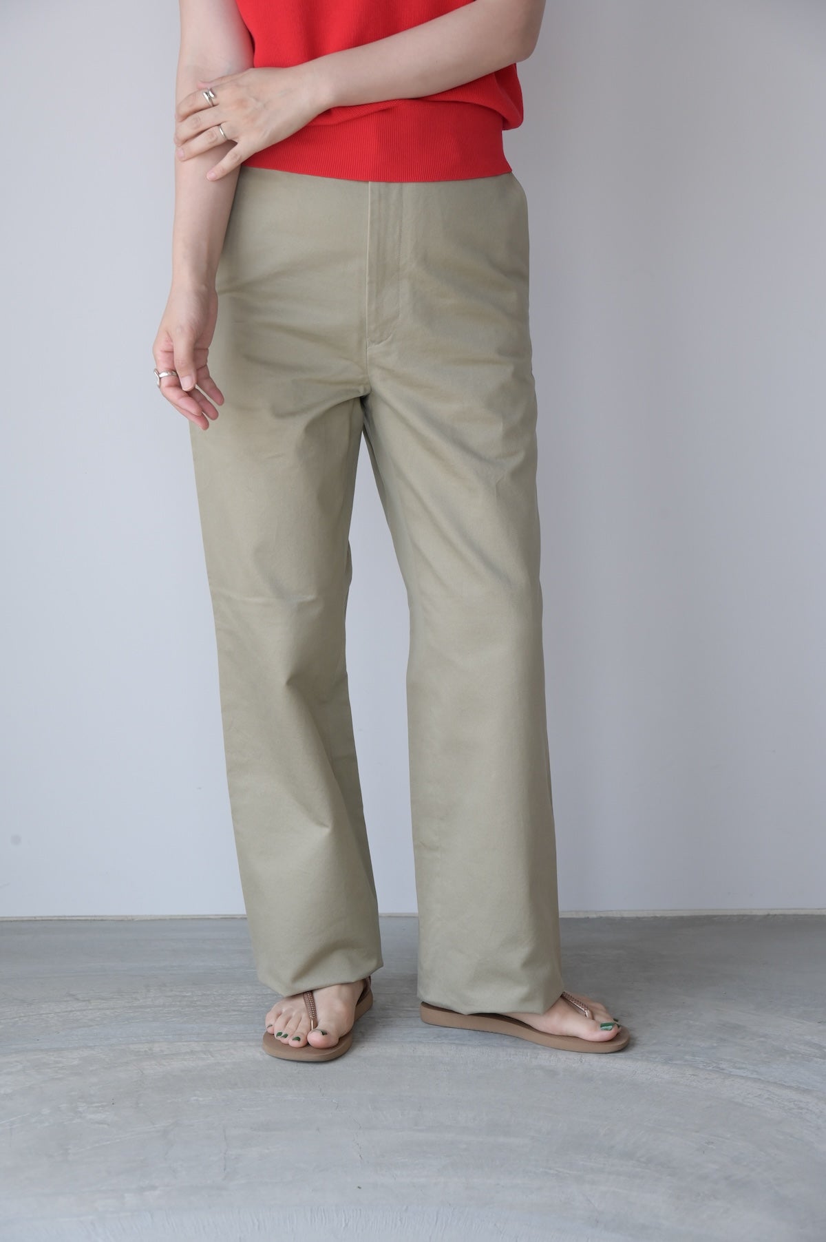 AURALEE WASHED FINX CHINO NARROW PANTS – Chum!