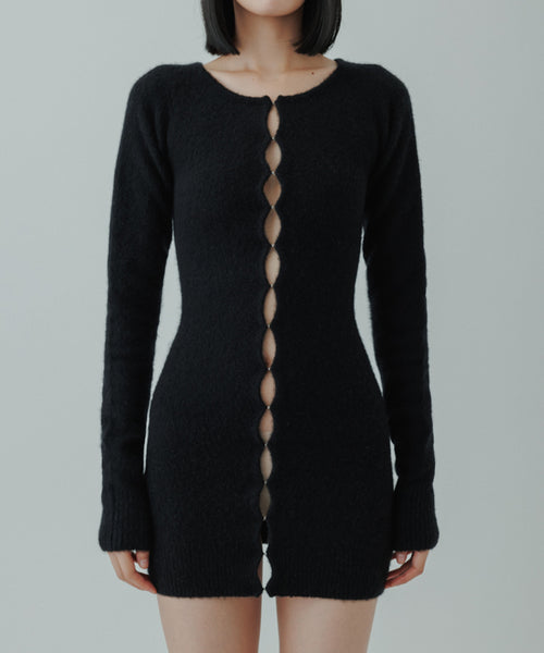 BIOTOP(ビオトープ) / 【yo BIOTOP】Cashmere hock long cardigan