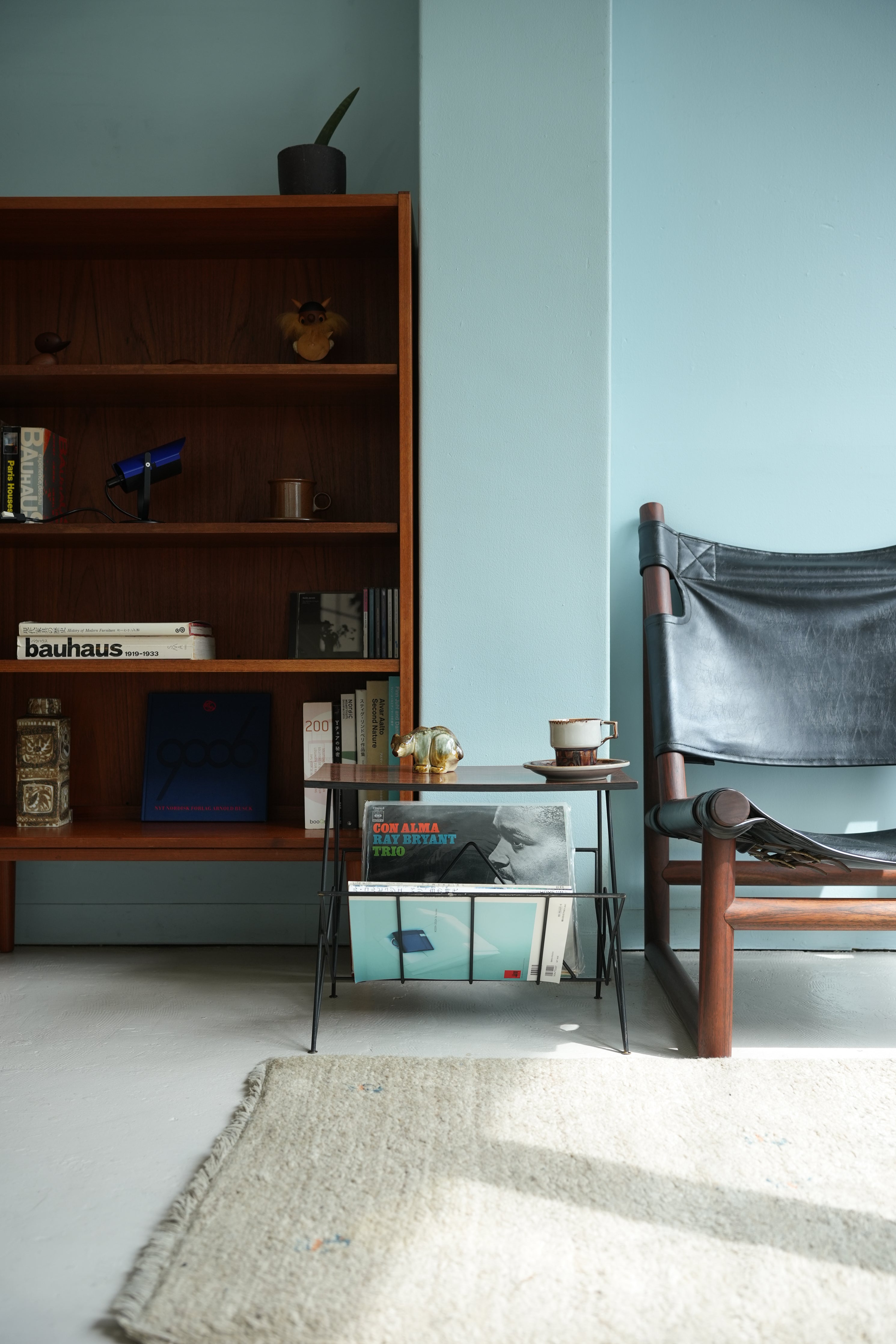 ミッドセンチュリーヴィンテージ サイドテーブル マガジンラック