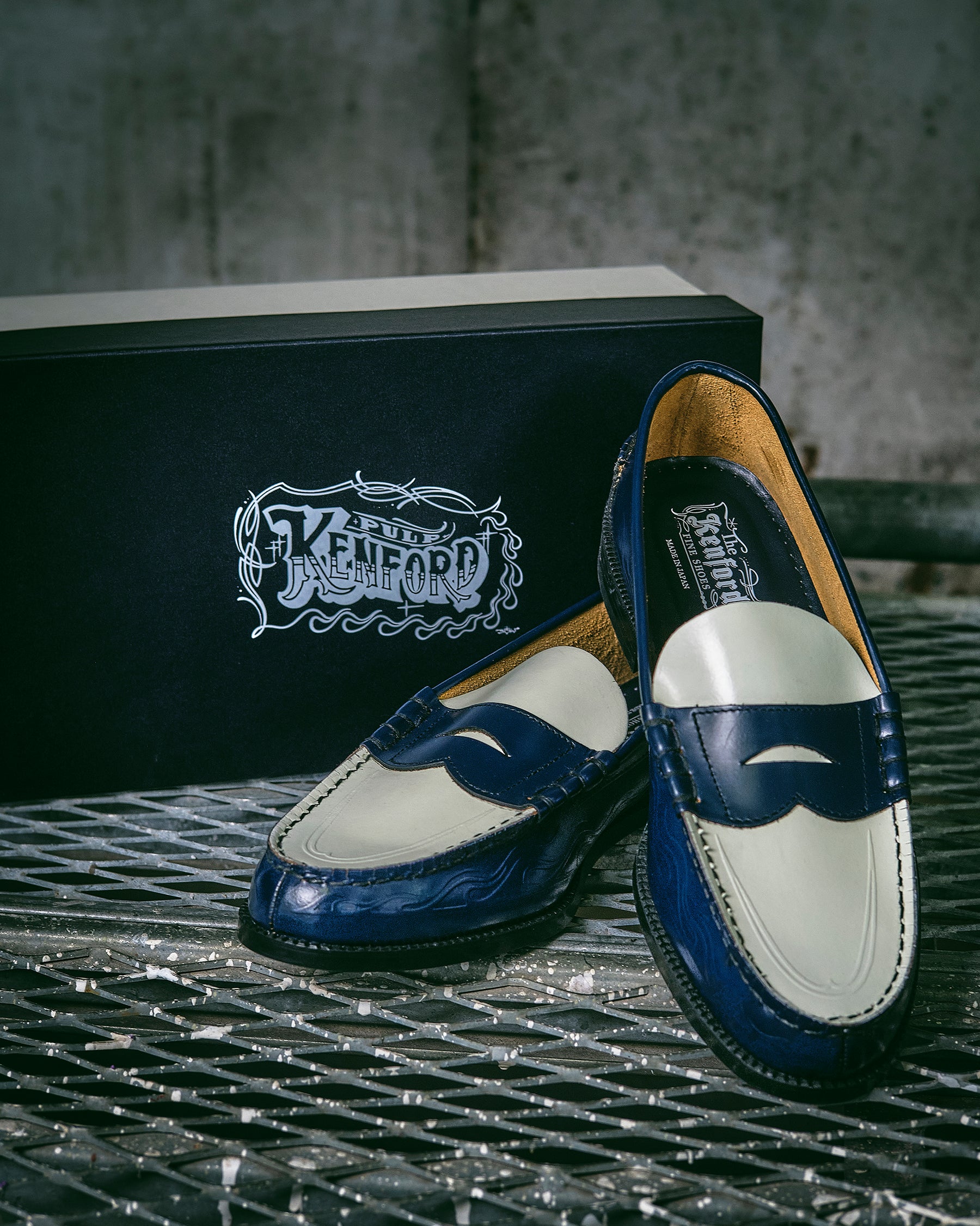 PINSTRIPE COMBI LOAFERS – THE KENFORD FINESHOES