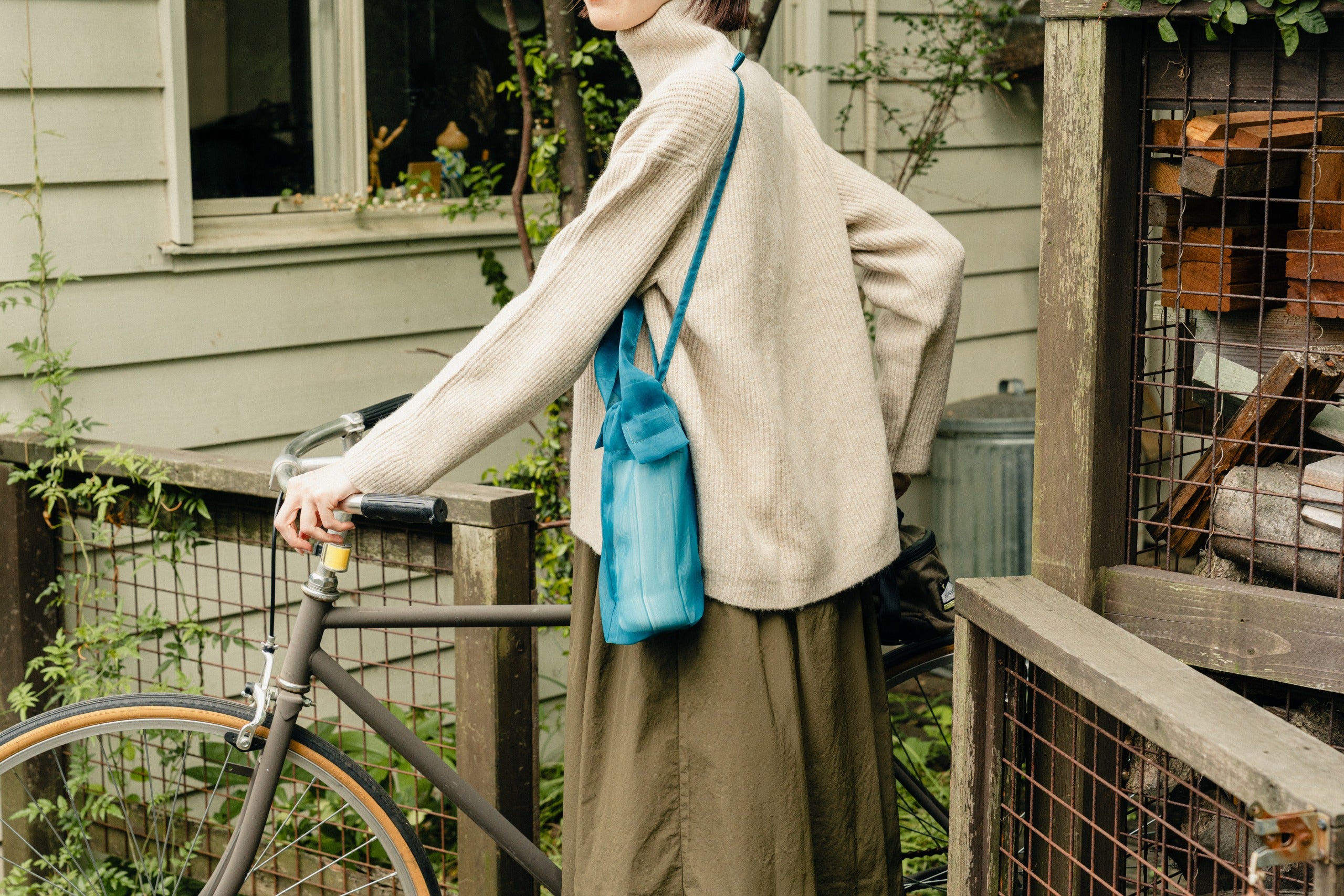 すけるボトルバッグ｜SUKERU BOTTLE BAG mate-mono (GREEN