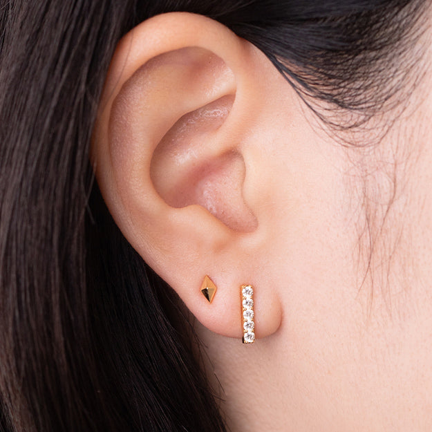 オレフィーチェ ミツバチ ピアス 片耳 K18/Pt「ミツバチ」ピアス(片耳