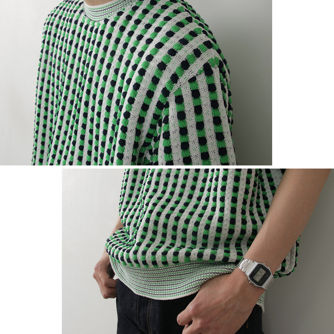 COOHEM（コーヘン） レトロ ウェーブ ニットPO｜ROCOCO ONLINE STORE