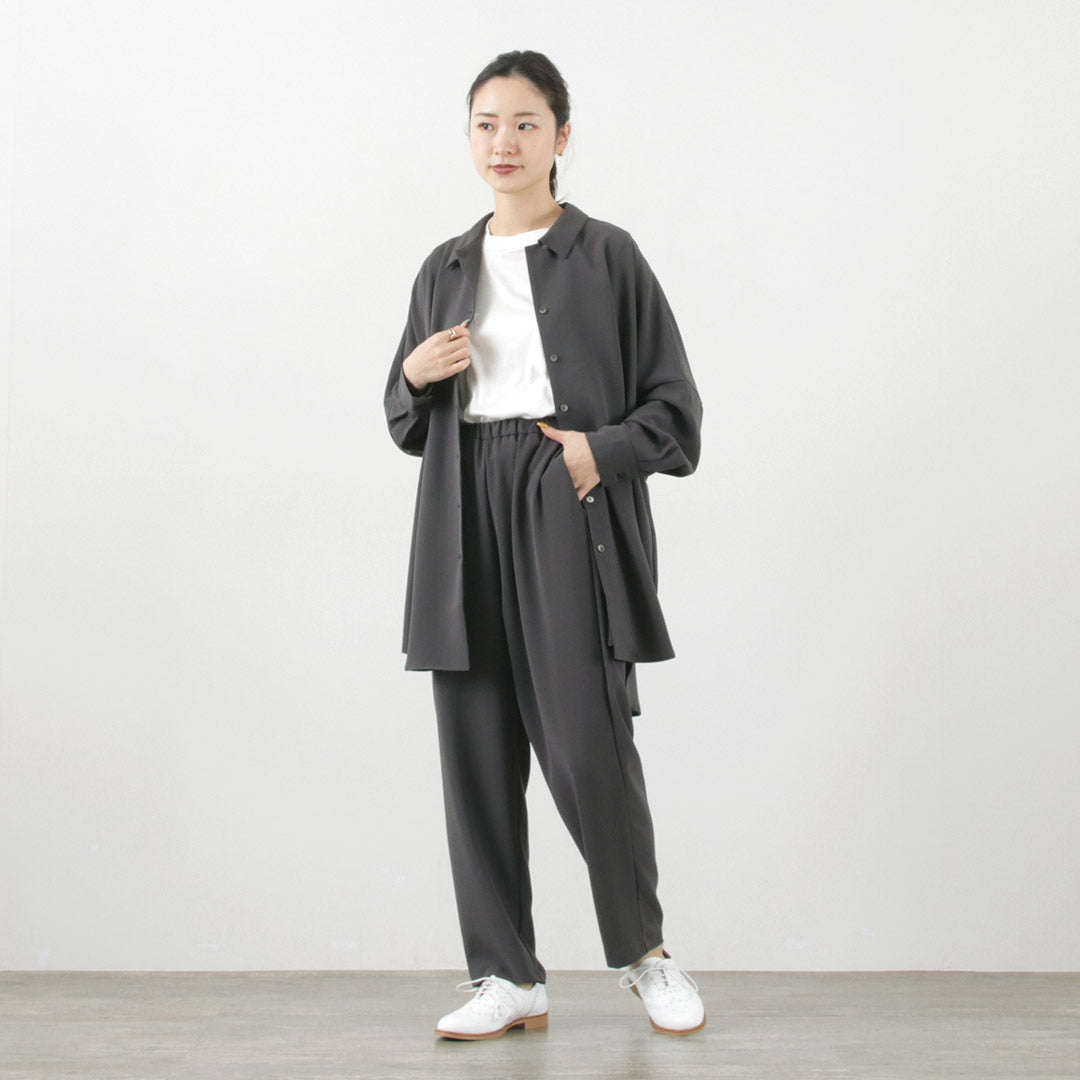 mizuiro ind（ミズイロインド） ワイドシャツ チュニック｜ROCOCO