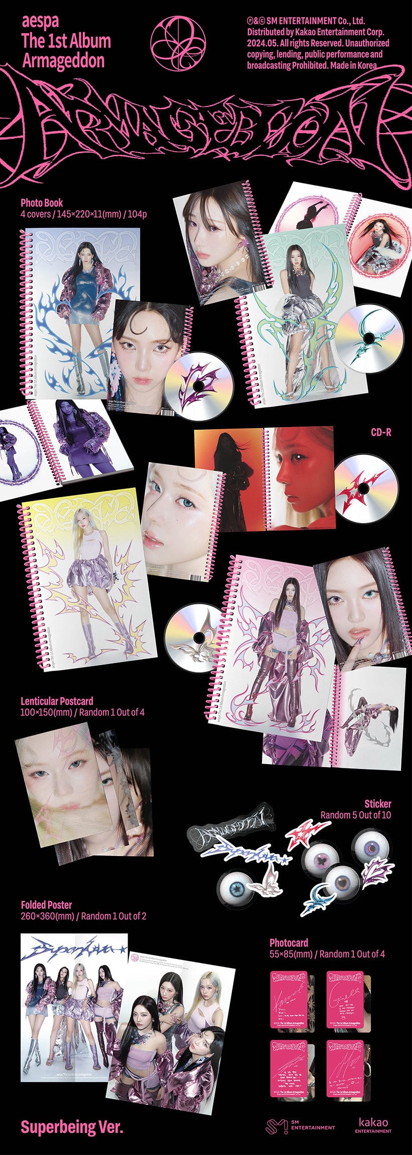 aespa - The 1st アルバム [Armageddon] (Superbeing Ver.)