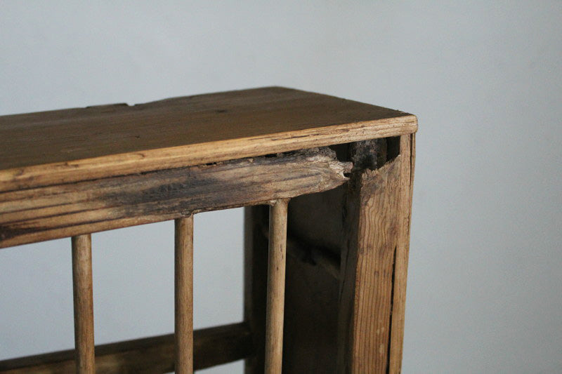 イギリスアンティーク家具 オールドパイン ディッシュラック（皿立て