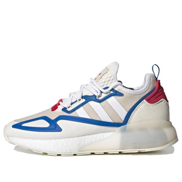 WMNS) adidas originals ZX 2K Boost 'White Blue Red' FZ0220