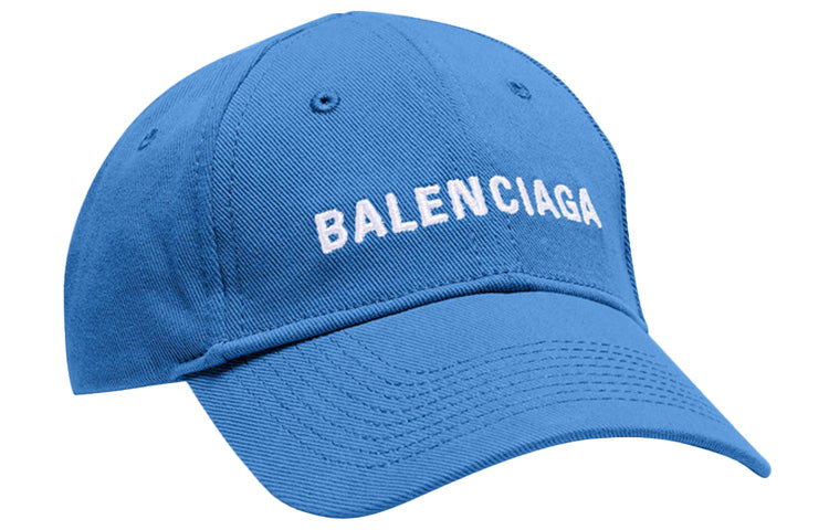 Balenciaga Visor Logo Cap 'Light Blue White' 590758410B24277
