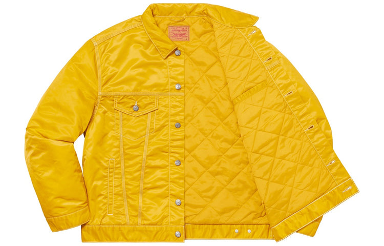 Supreme FW19 Week 9 x Levis Nylon Trucker Jacket Crossover Denim