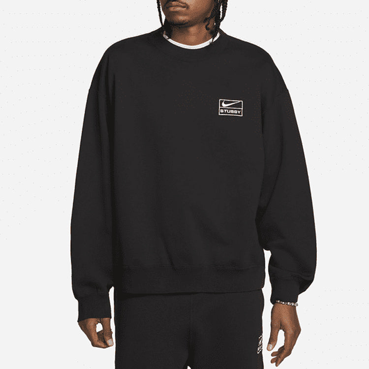 Nike x Stussy SS23 Logo Sweatshirt 'Black' DO5310-010