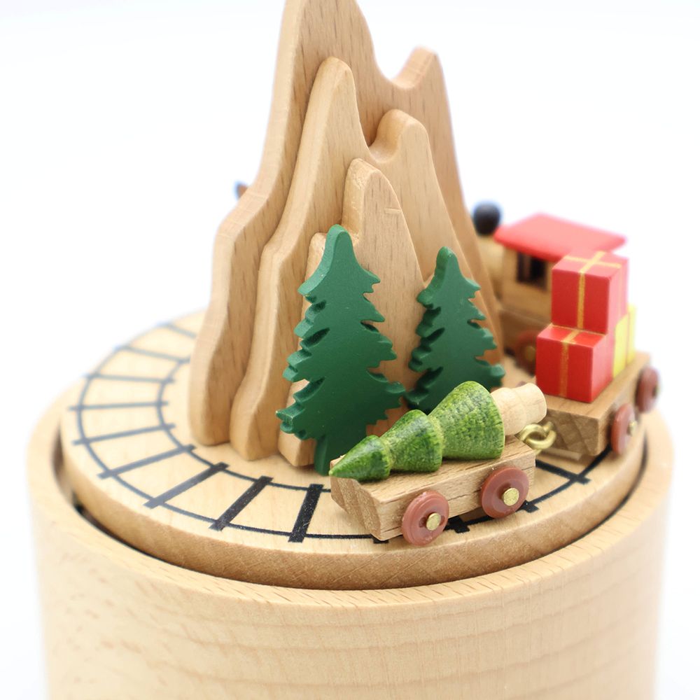プレゼントにもピッタリ♪ 木製オルゴール トレイン SO2-SHXT7400