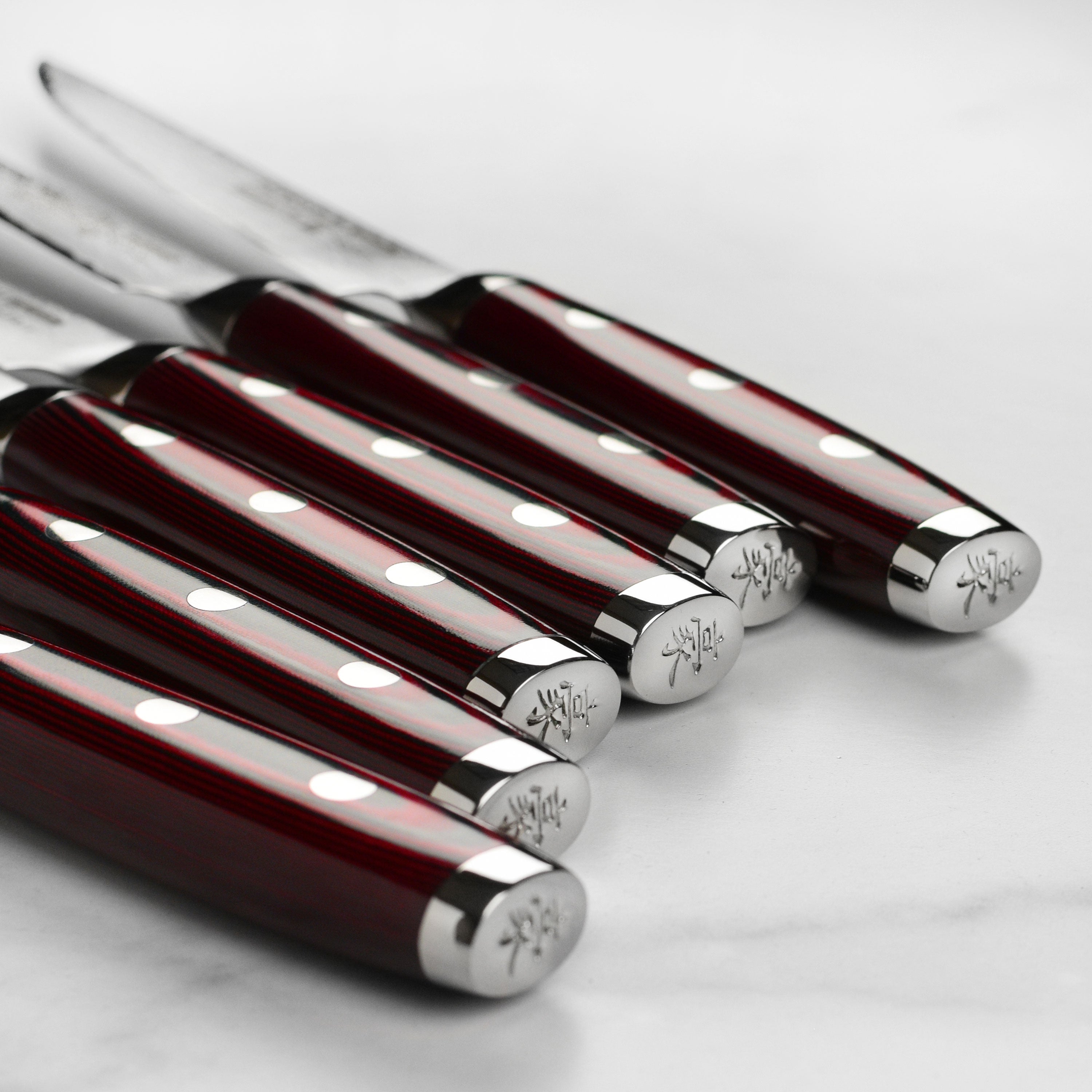 Yaxell Ran Plus Steak Knife Set - 6 Piece – Cutlery and More