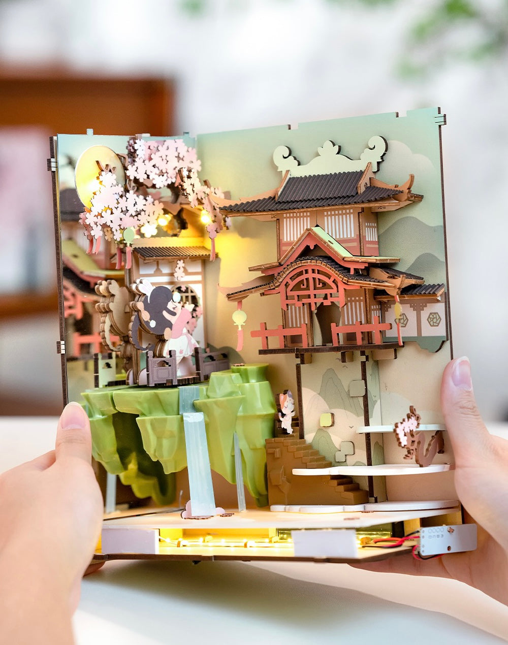 Introducing The Rolife Falling Sakura DIY Book Nook Shelf Insert