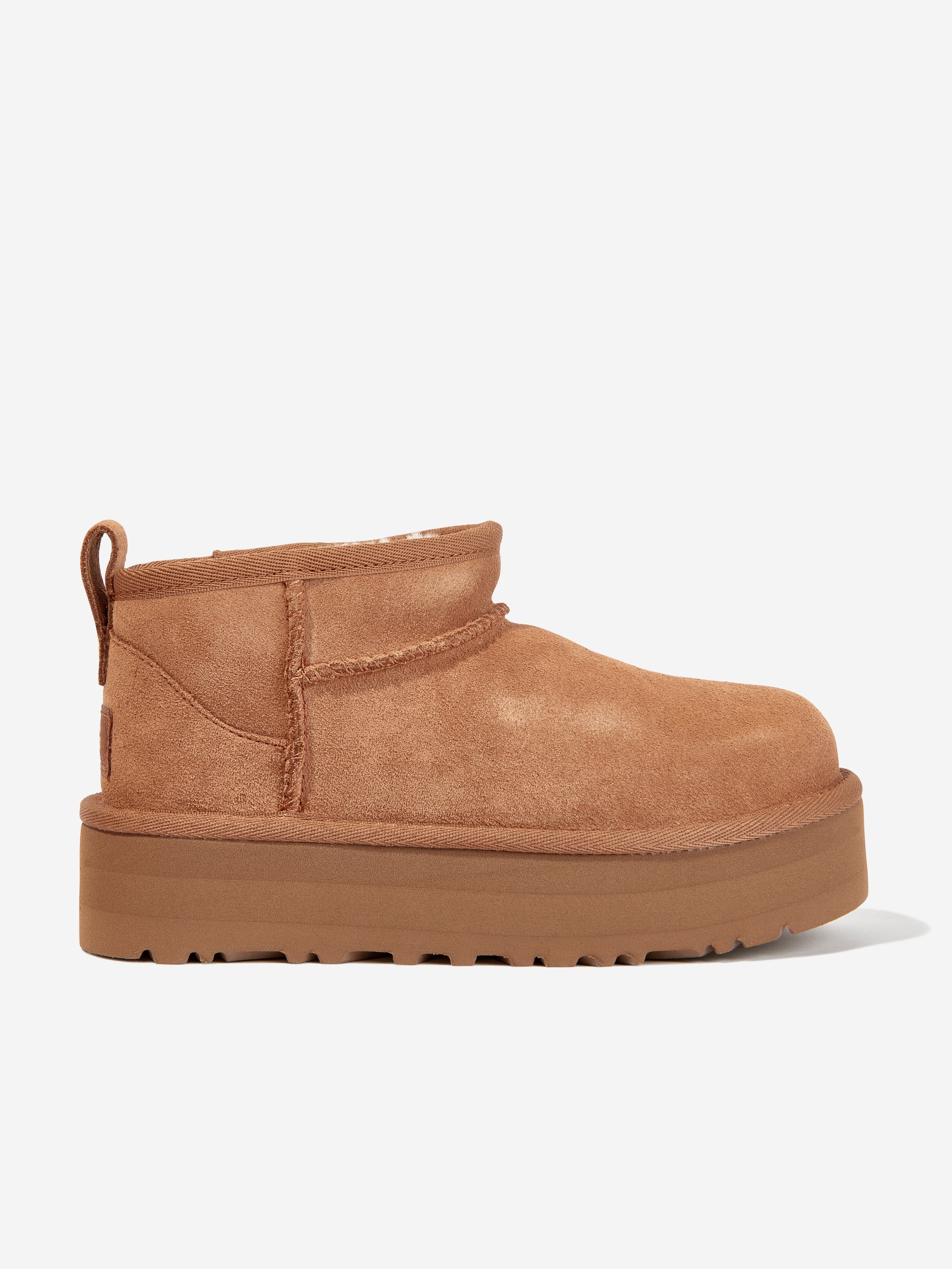 UGG Kids Classic Ultra Mini Boots in Chestnut | Childsplay Clothing