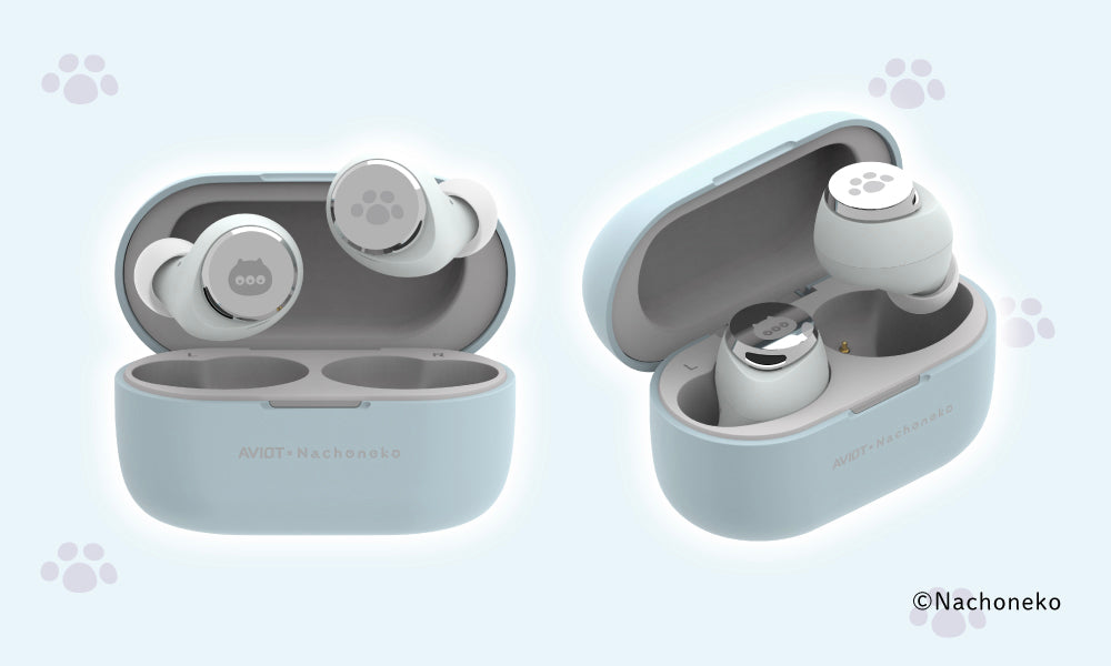 AVIOT TE-V1R-NCN｜Nachonekoコラボ完全ワイヤレスイヤホン【公式】