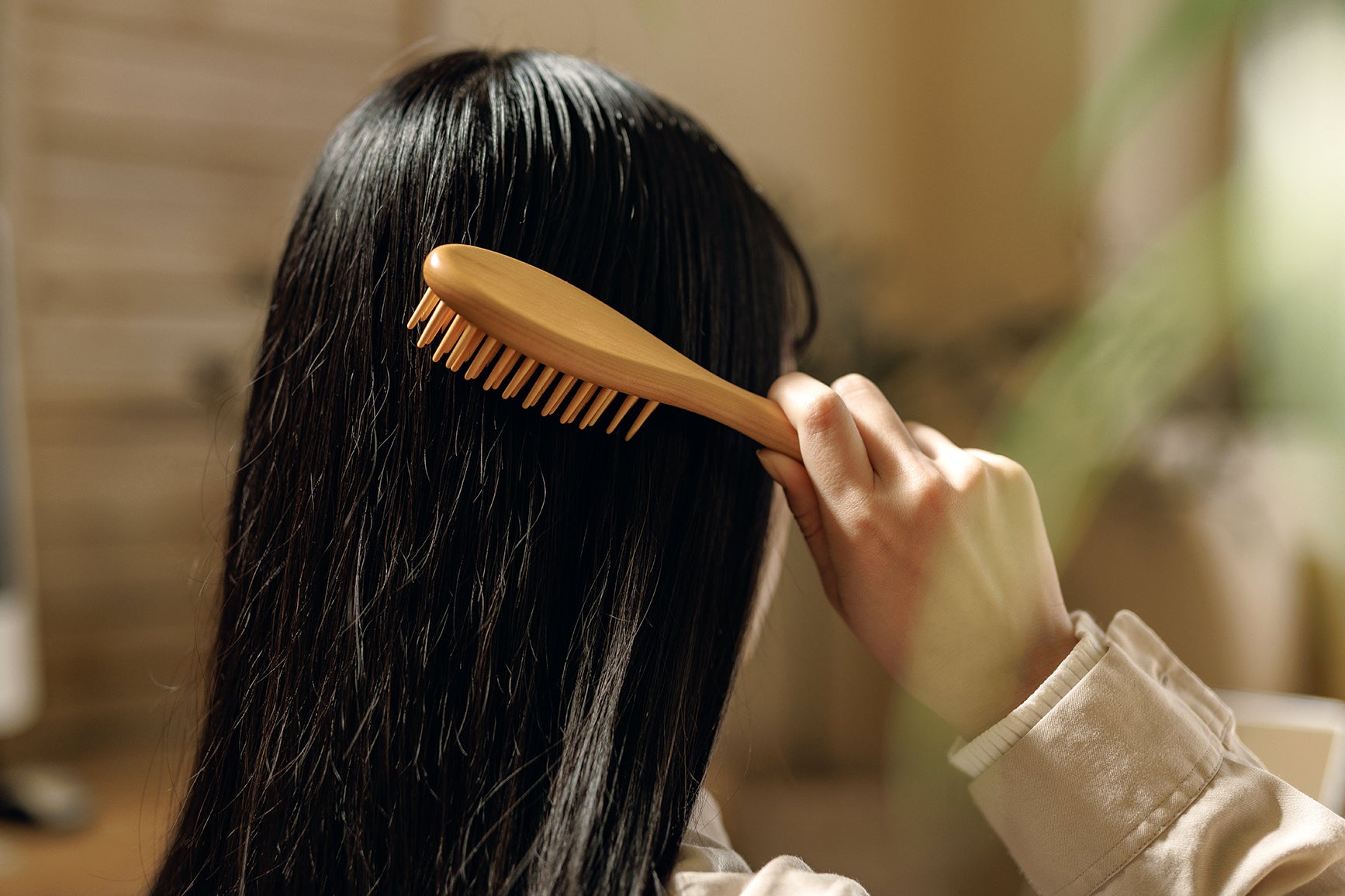 別府つげ工芸 つげブラシ5列 大 – わたしの名品帖