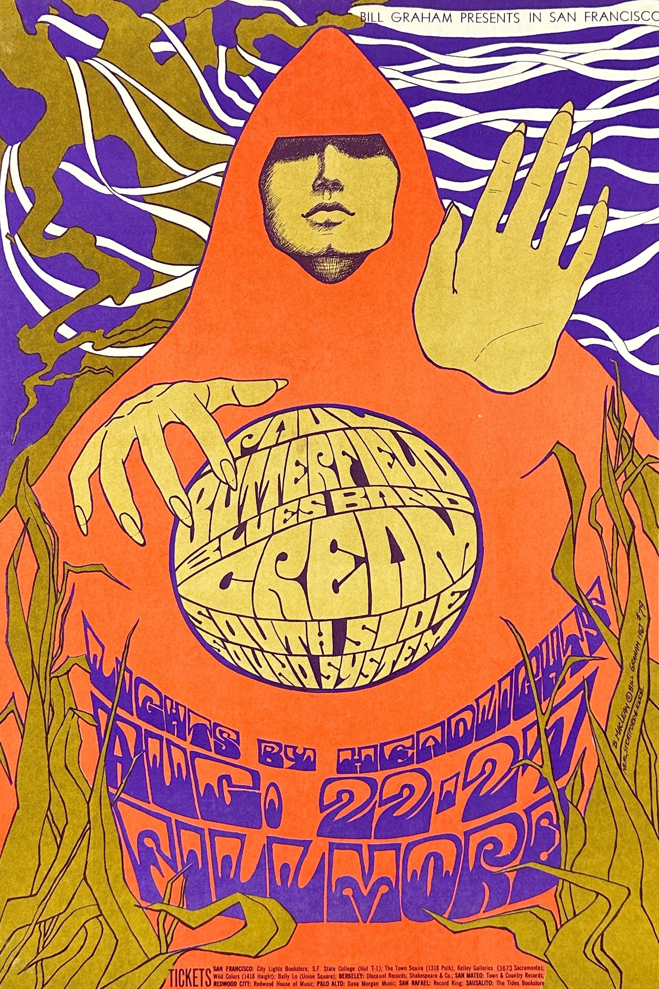 Cream- BG-79, Original Concert Poster - Authentic Vintage Posters