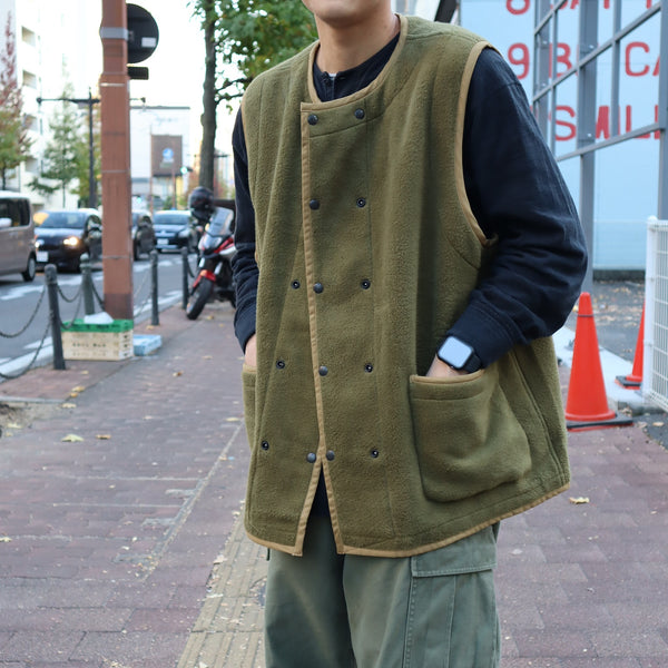 ベストの枠に収まらない】LINER VEST REVERSIBLE - COTTON BLANKET