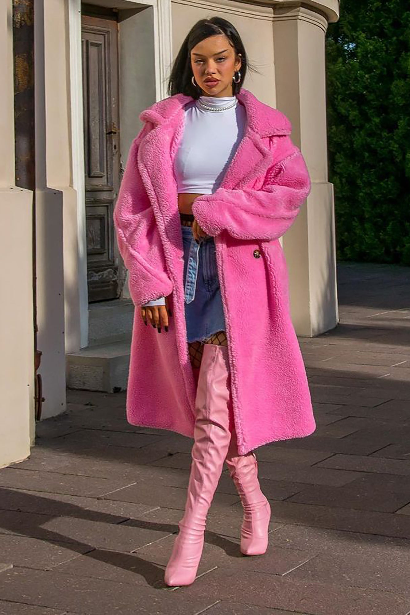Covered Grounds Faux Fur Coat - Pink | Fashion Nova