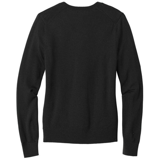 Brooks Brothers Men's Deep Black Washable Merino V-Neck Sweater