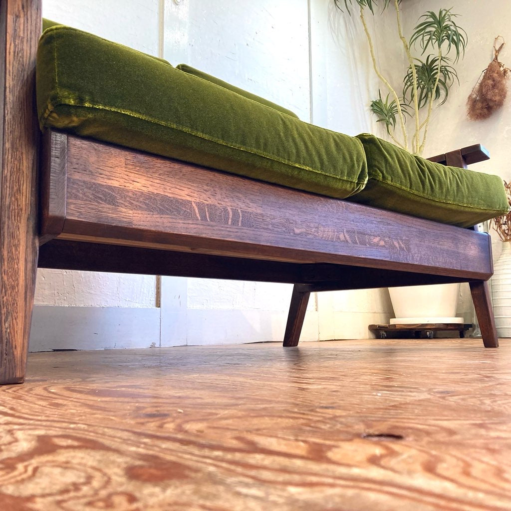 吉桂 ウイスキーオークシリーズ 2人掛けソファ クッション モケット