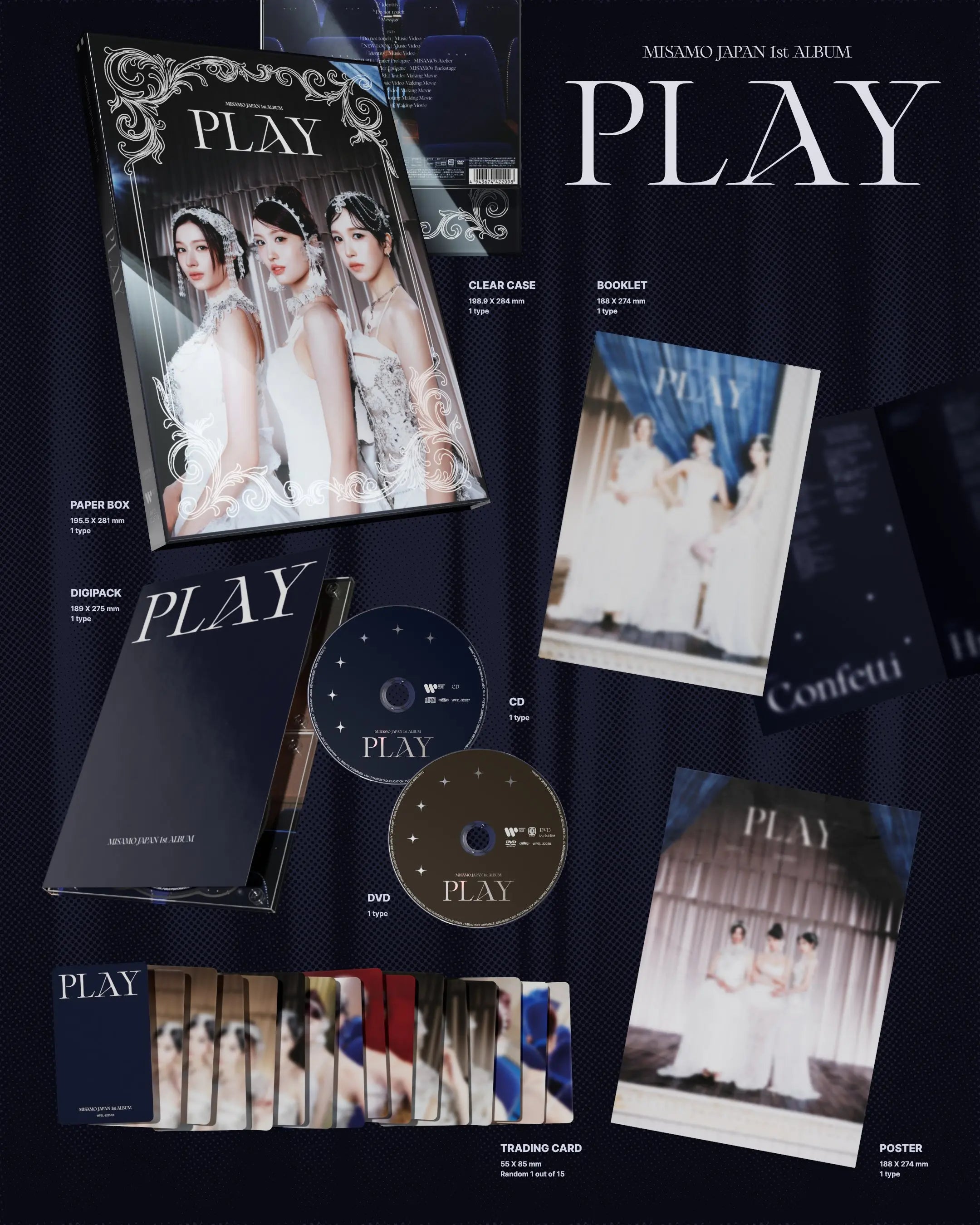 MISAMO 1st Japanese Album - PLAY (Limited A) – Choice Music LA