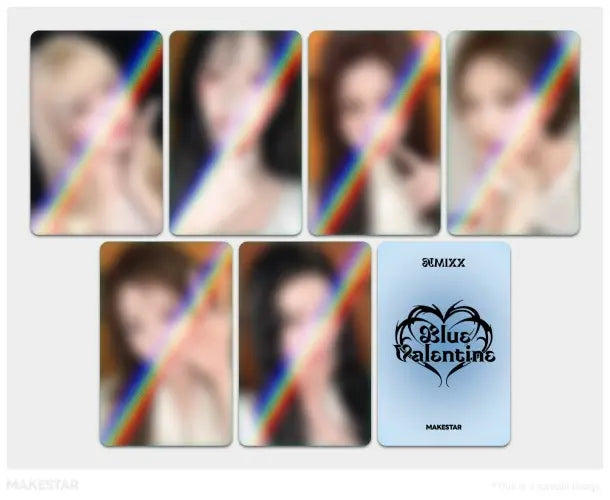 NMIXX 1st Full Album - Blue Valentine + MAKESTAR Photocard