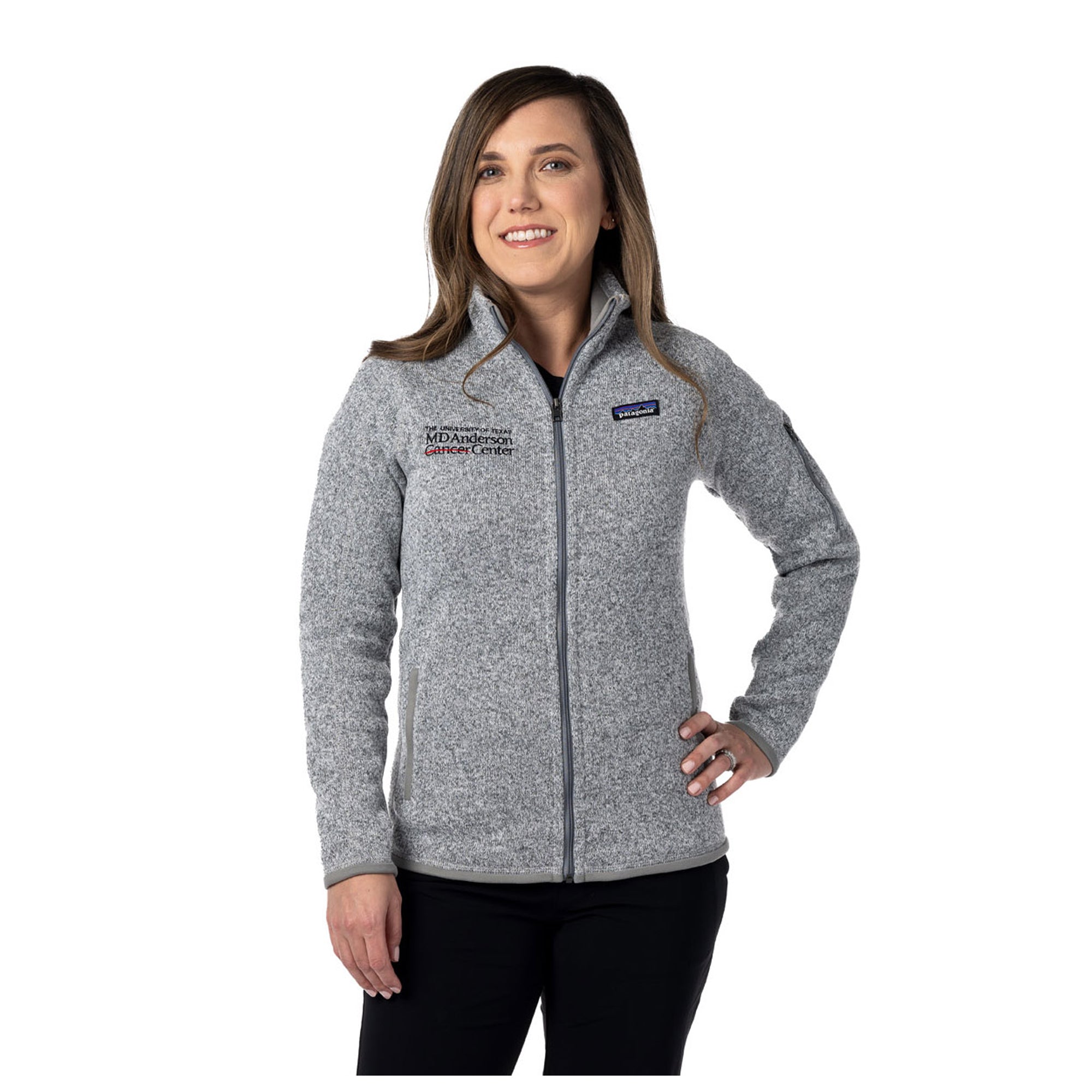 MD Anderson - Women's PATAGONIA Logo Fleece Jacket