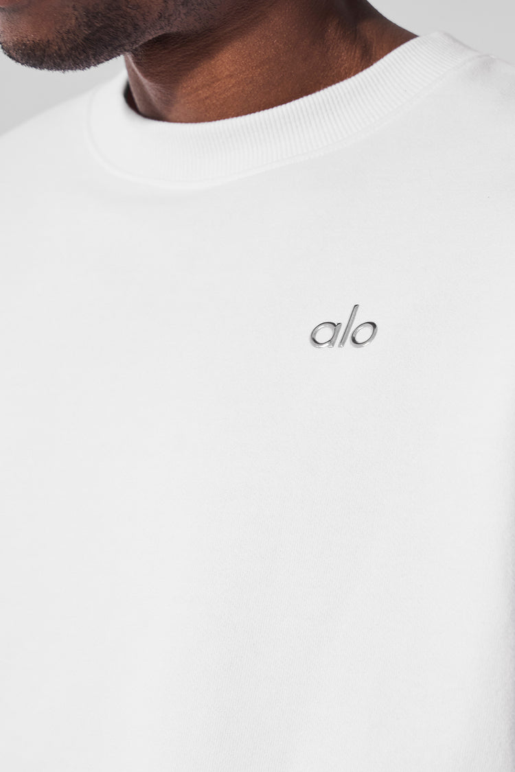 Accolade Crew Neck Pullover - White | ALO