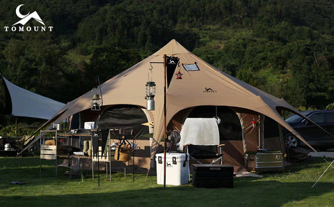 TOMOUNT ベルテント 5m TC テント 豪華型 ポリコットンテント 8～10人