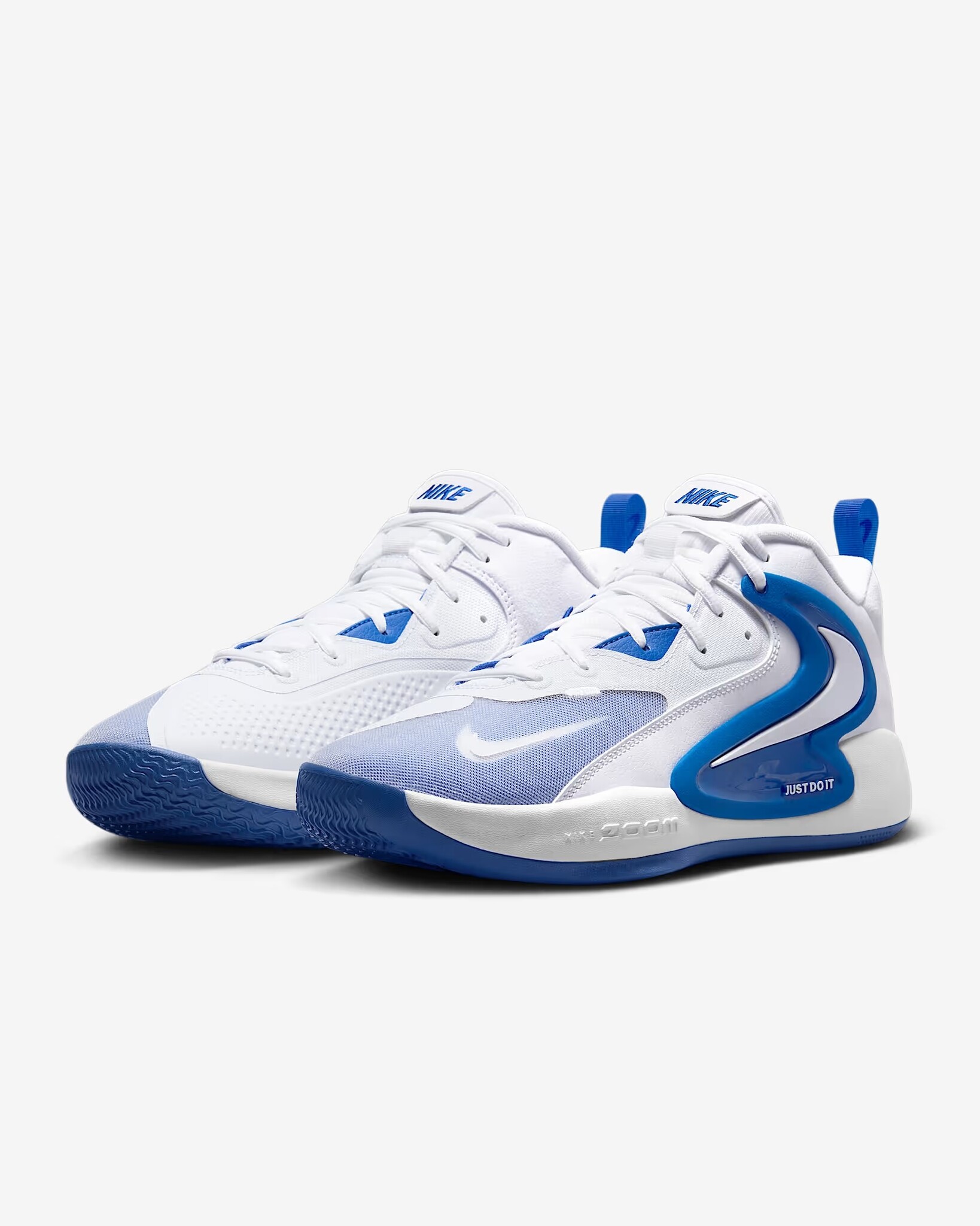 NIKE ZOOM HYPERSET 2 COURT SHOE UNISEX WHITE/GAME ROYAL