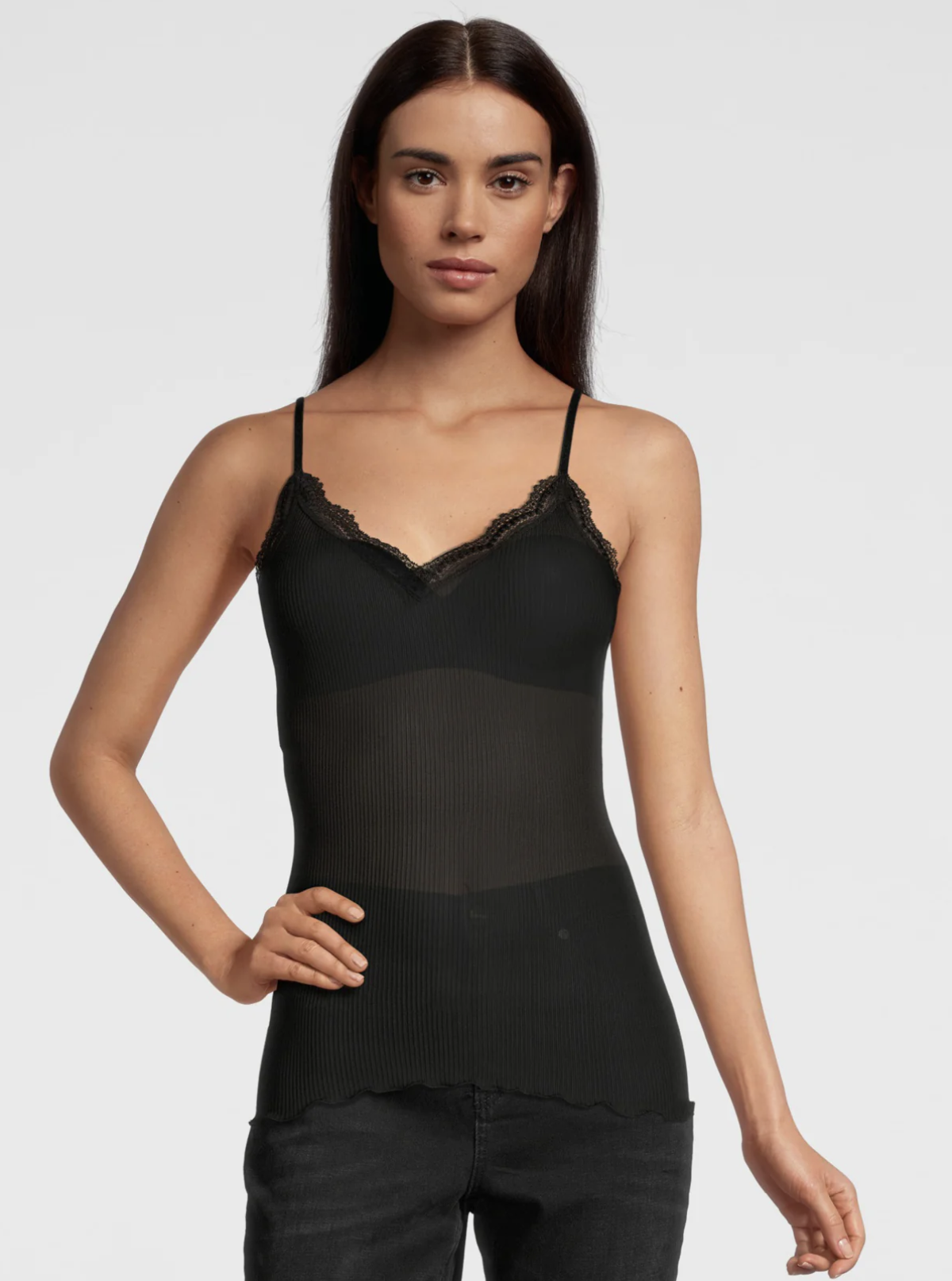 Ribbed Silk Camisole 9474 - Brachic