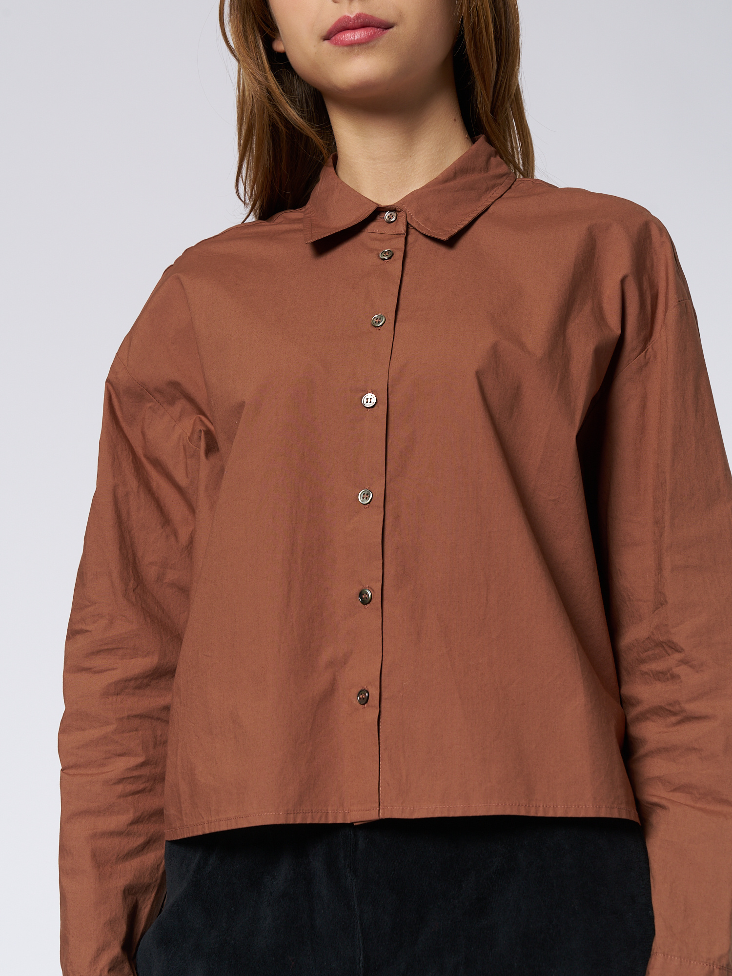 Dawson Shirt Latte - Alhambra | Women's Clothing Boutique, Seattle