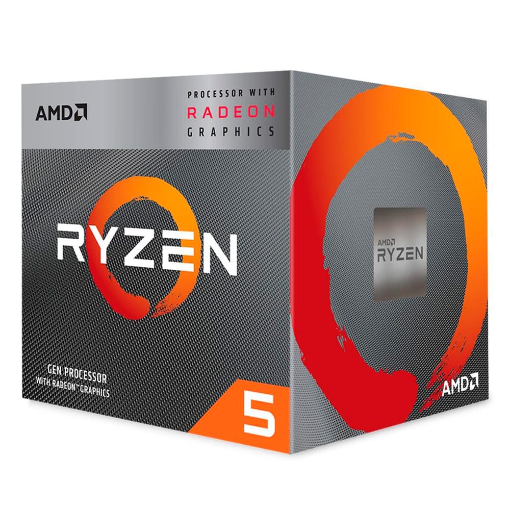 AMD Ryzen 5 3400G Quad Core 8 Threads 3.7GHz (Turbo 4.2GHz) Cache