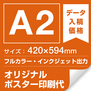 A1(594x841mm) ポスター印刷費 材質:マット合成紙 (屋内用) ※1枚分