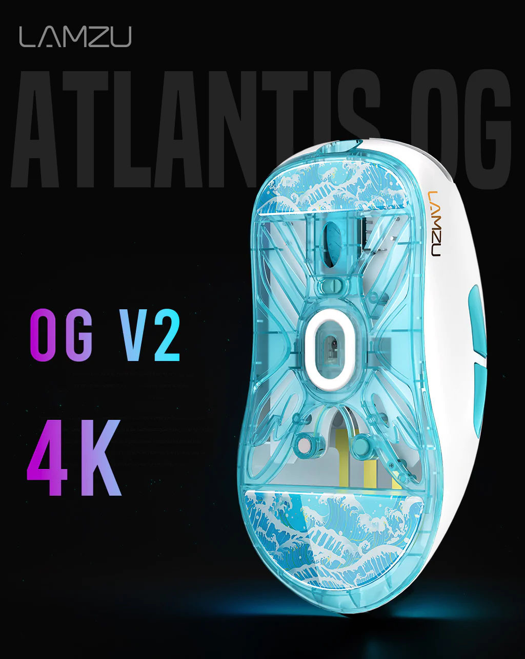 Lamzu Atlantis OG V2 4K Wireless Superlight Gaming Mouse – Respawn