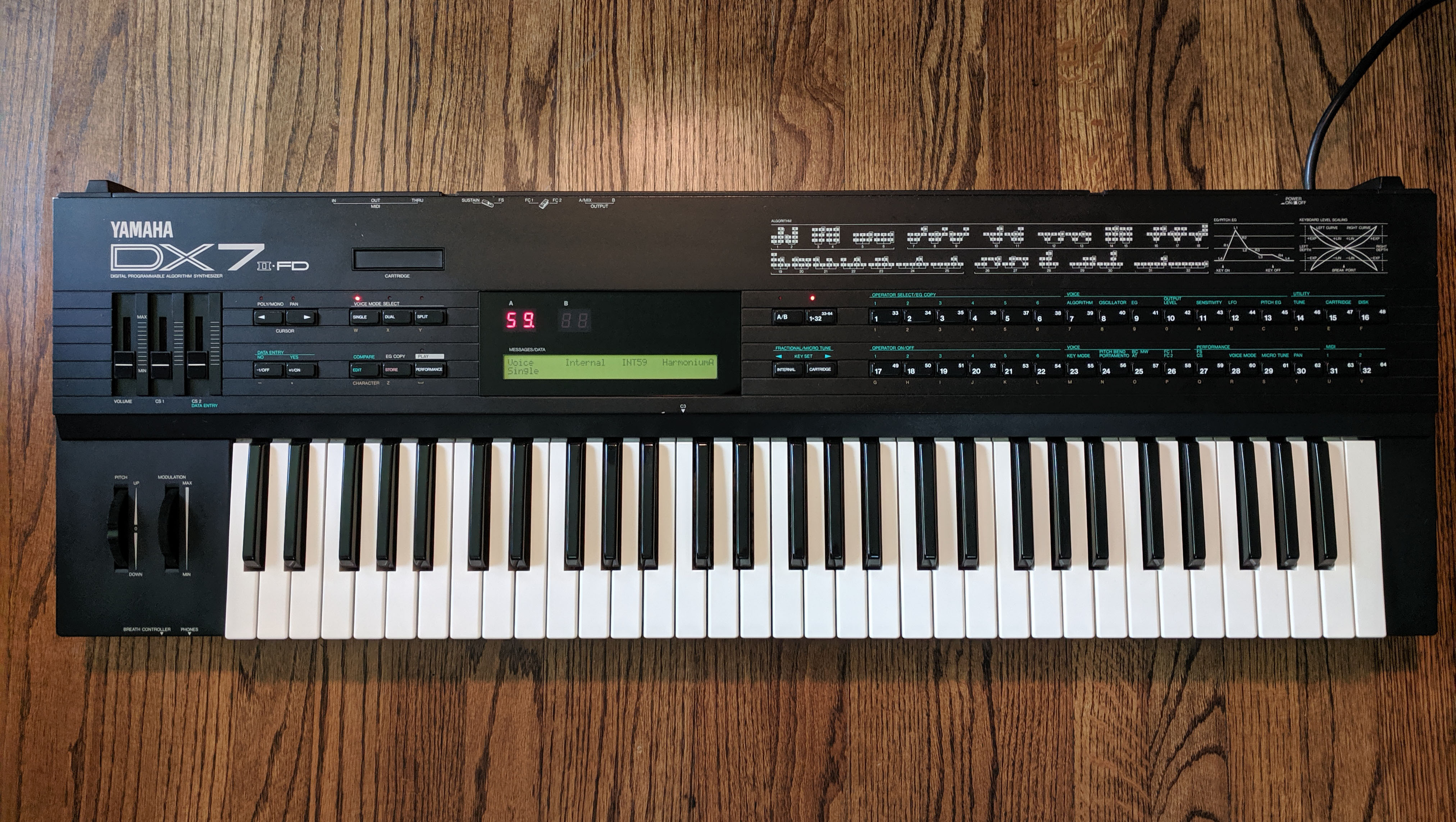 Yamaha DX7 II, DX7 IIfd photo gallery - Syntaur