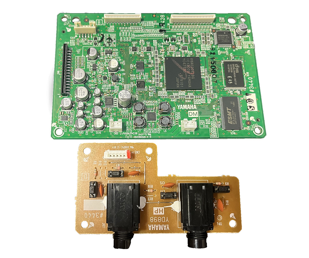 Main board, with Headphone board, Yamaha P105 - Syntaur