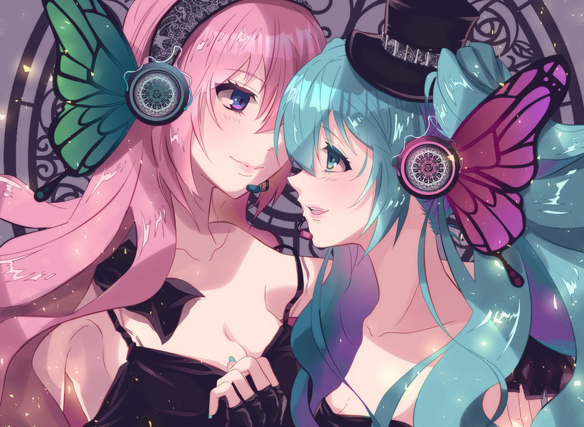 イラスト「初音ミク＆巡音ルカ～magnet～」