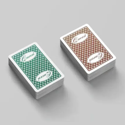 カジノレベル プラスチックポーカーカード ブリッジサイズ - 標準