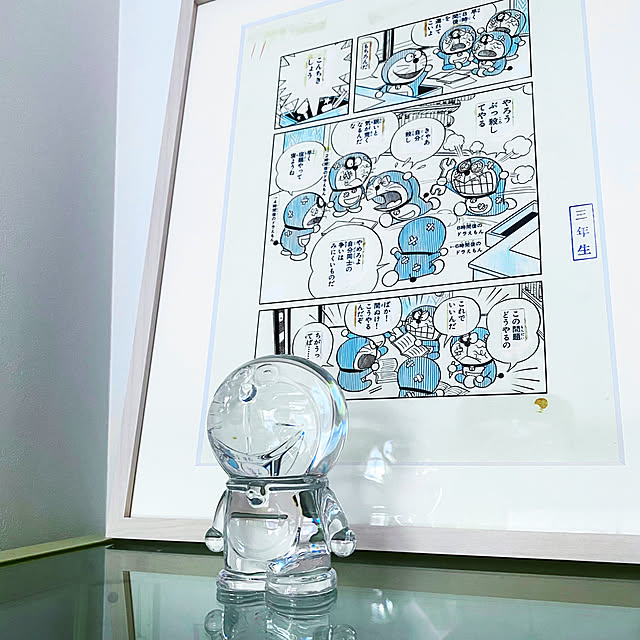 極美品△可愛い♪ Baccarat バカラ クリスタルガラス ドラえもん