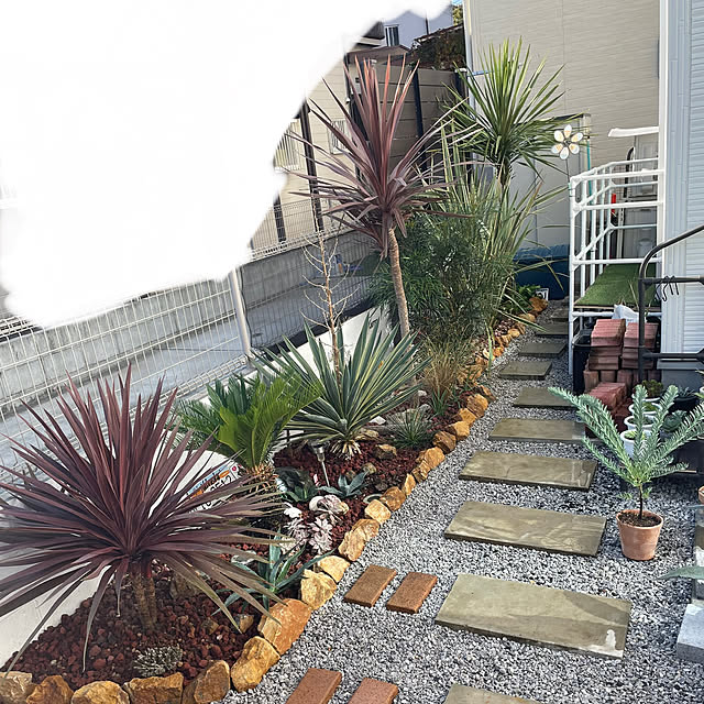 男前 ロックガーデンのおしゃれなインテリア・部屋・家具の実例